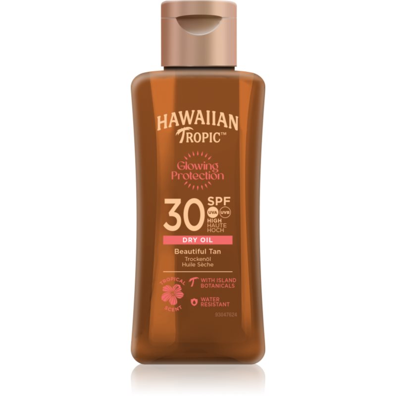 Hawaiian Tropic Glowing Protection Dry Oil ulei uscat plaja SPF 30 75 ml