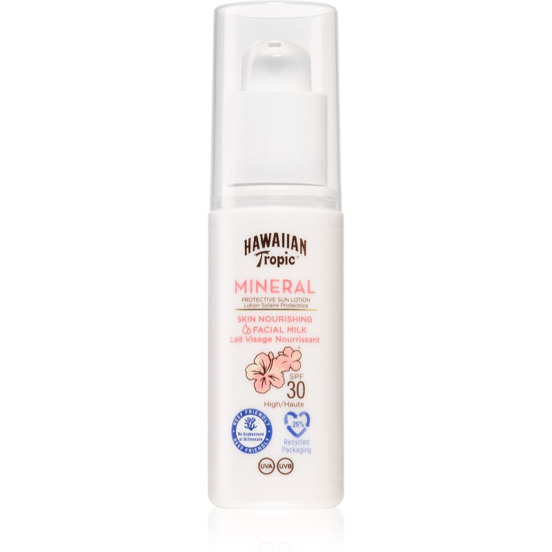 Hawaiian Tropic Milk Face Lotion lotiune pentru bronzul fetei SPF 30 50 ml