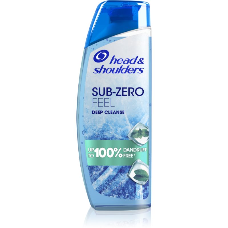 Head & Shoulders Deep Cleanse Sub Zero Feel șampon hidratant anti-mătreață 300 ml
