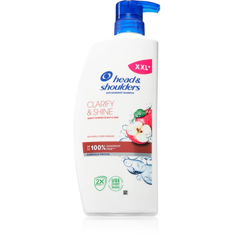 Head & Shoulders Clarify&Shine Apple Cider sampon anti-matreata 800 ml