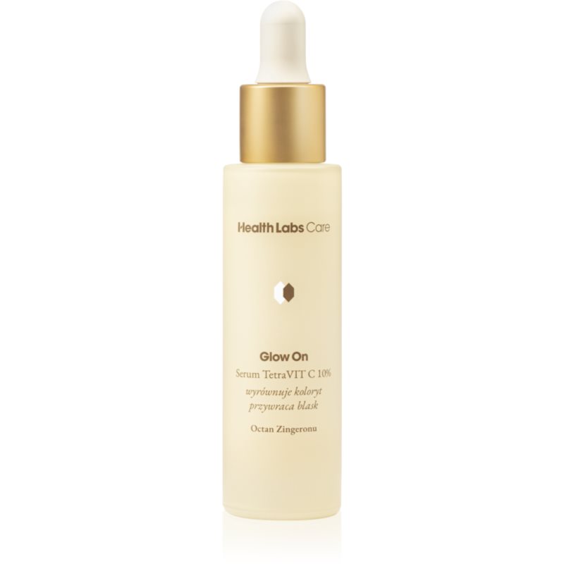 Health Labs Care Glow On TetraVit C 10% Serum ser facial cu vitamina C 30 ml