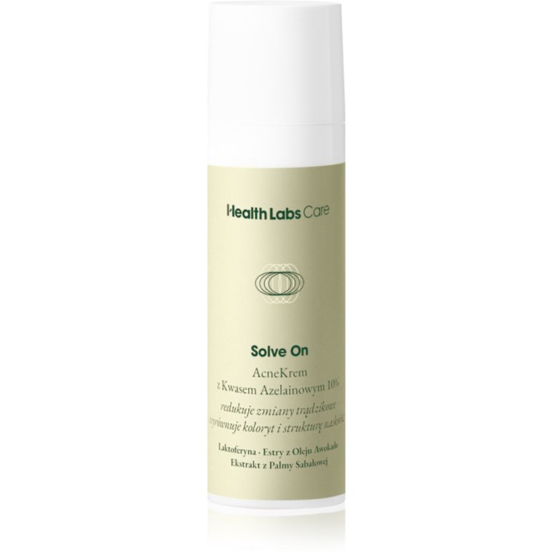 Health Labs Care Solve On cremă pentru față impotriva imperfectiunilor pielii cauzate de acnee 30 ml