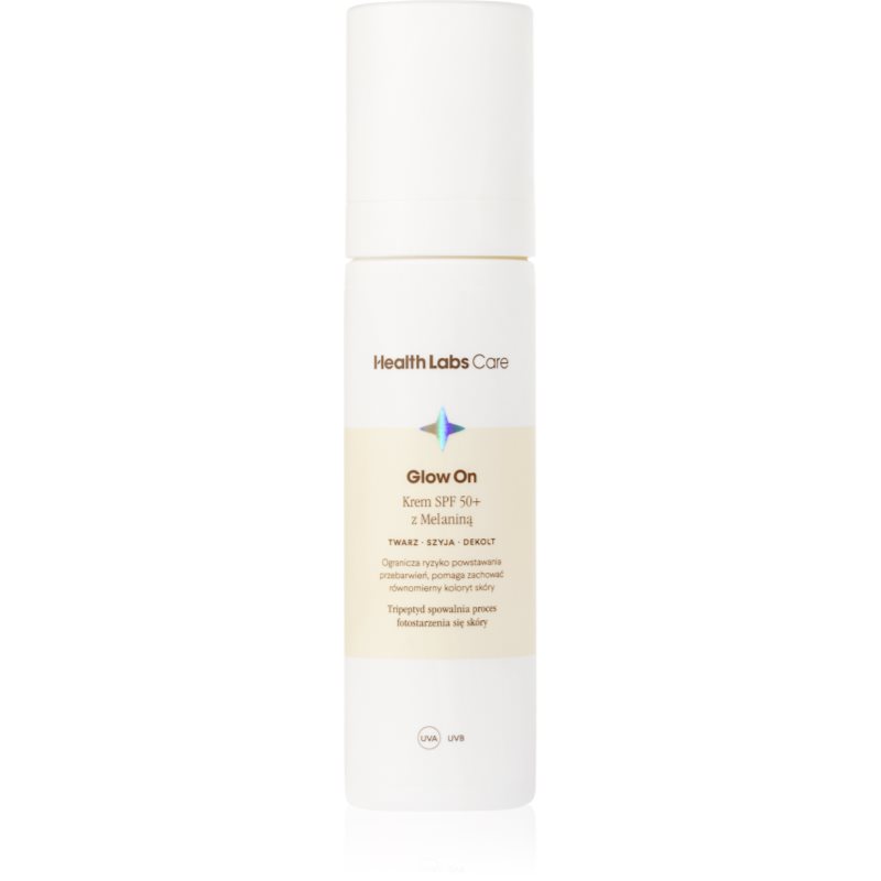Health Labs Care Glow On SPF 50+ with Melanin crema de zi SPF 50+ 50 ml