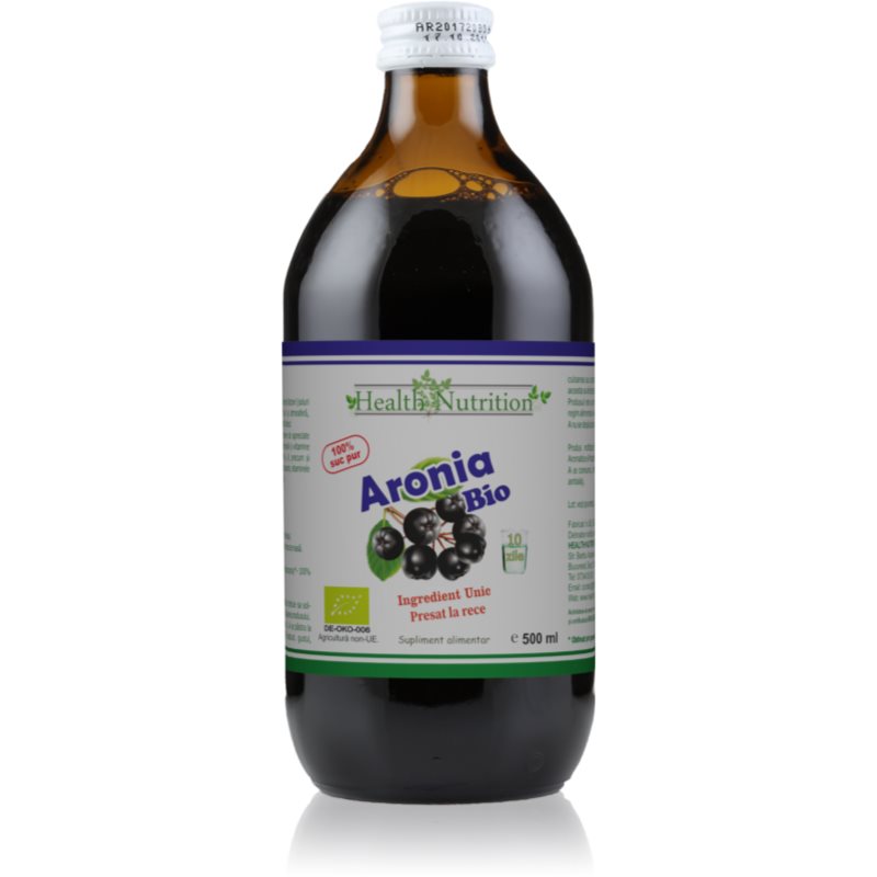 HEALTH NUTRITION Aronia Pur BIO suc calitate BIO 500 ml