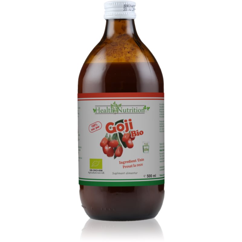 HEALTH NUTRITION Goji Pur BIO suc calitate BIO 500 ml