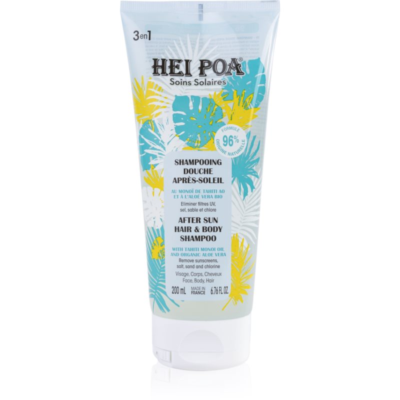 Hei Poa After Sun Monoi & Aloe Vera Șampon după soare de par si de corp 200 ml
