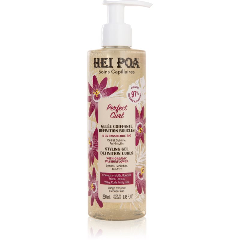 Hei Poa Perfect Curl styling gel pentru păr creț 250 ml