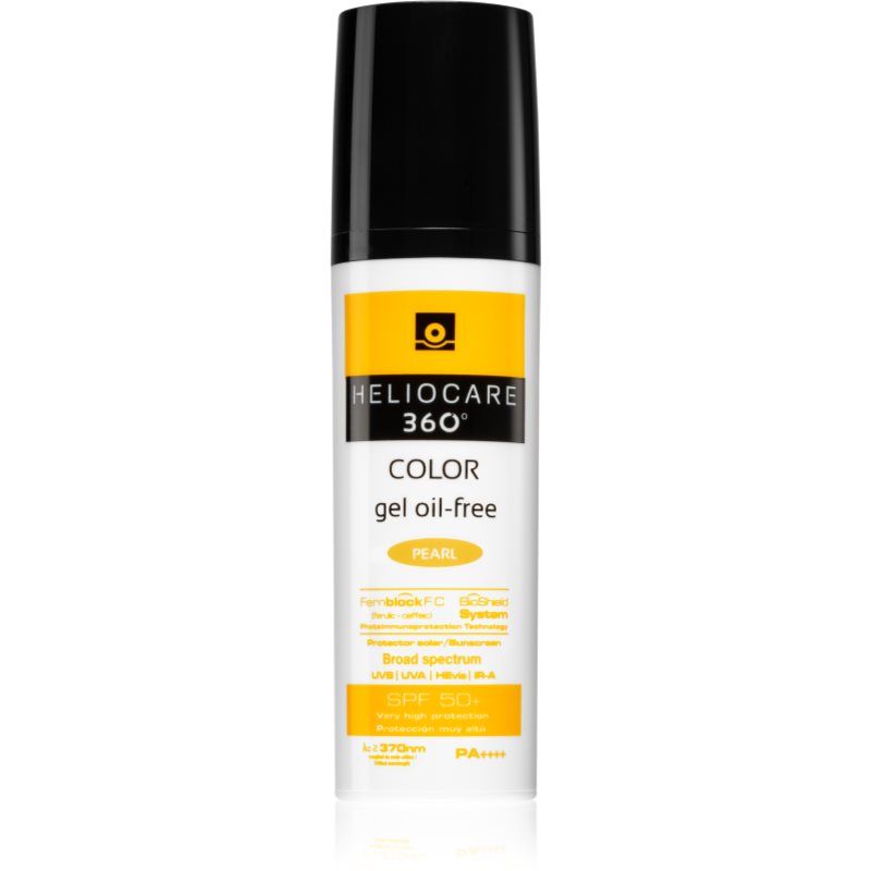 Heliocare 360° gel protector nuanțator SPF 50+ culoare Pearl 50 ml