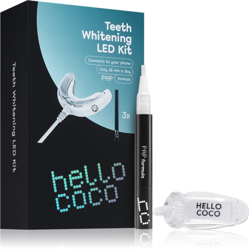 Hello Coco Pap Kit Pentru Albirea Dintilor
