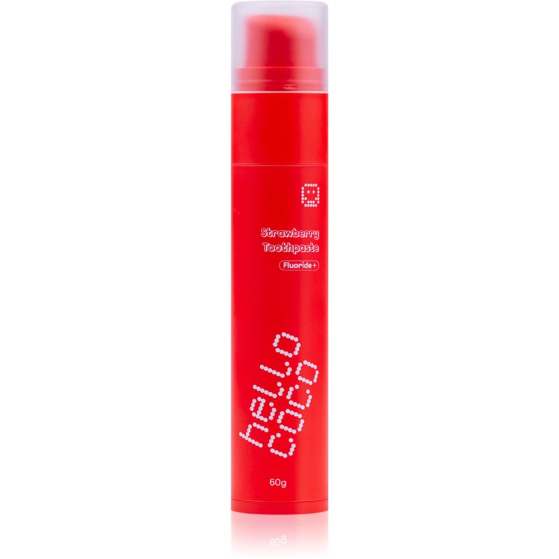 Hello Coco Toothpaste Strawberry pastă de dinți naturală 60 g