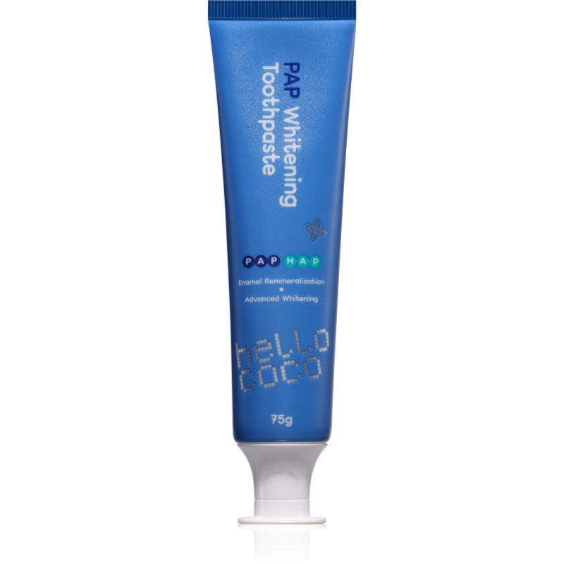 hello coco PAP Whitening Toothpaste pasta de dinti pentru albire cu aromă Mint 75 g