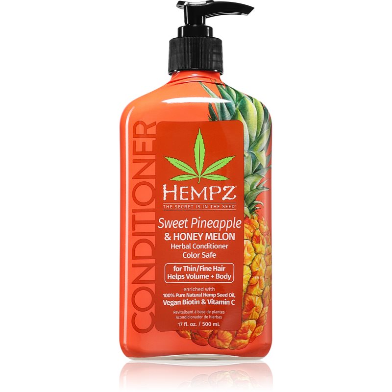 HEMPZ Sweet Pineapple Honey Melon balsam hidratant pentru păr 500 ml