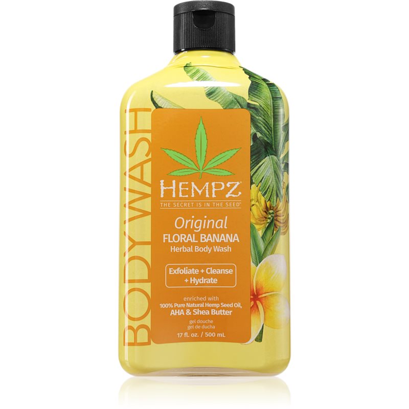 HEMPZ Floral Banana gel de duș pentru corp 500 ml