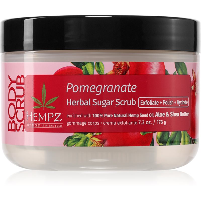 HEMPZ Pomegranate exfoliant pentru corp 176 g