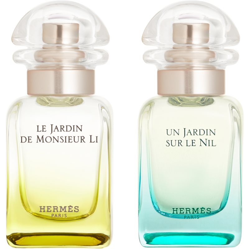 HERMÈS Parfums-Jardins Collection Un Jardin sur le Nil and Le Jardin de Monsieur Li, the fragrance d set unisex
