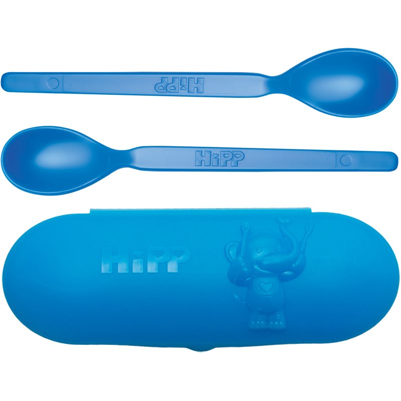 Hipp Spoons Set serviciu de masă pentru călătorii Blue