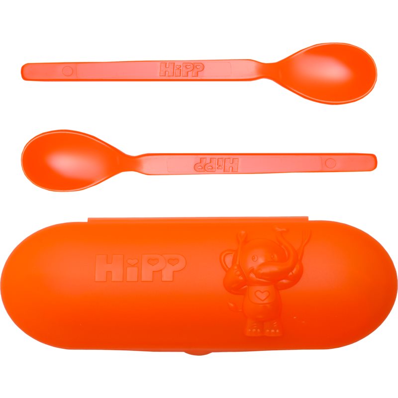 Hipp Spoons Set serviciu de masă pentru călătorii Orange