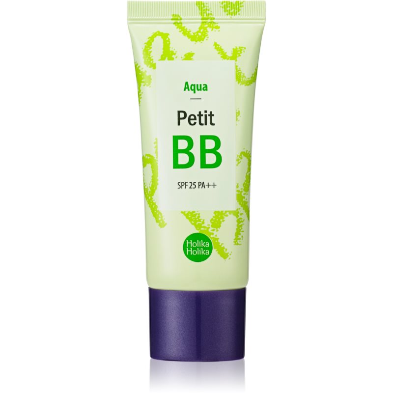 Holika Holika Petit BB Aqua cremă BB nuanțatoare pentru piele sensibilă și intolerantă SPF 25 30 ml