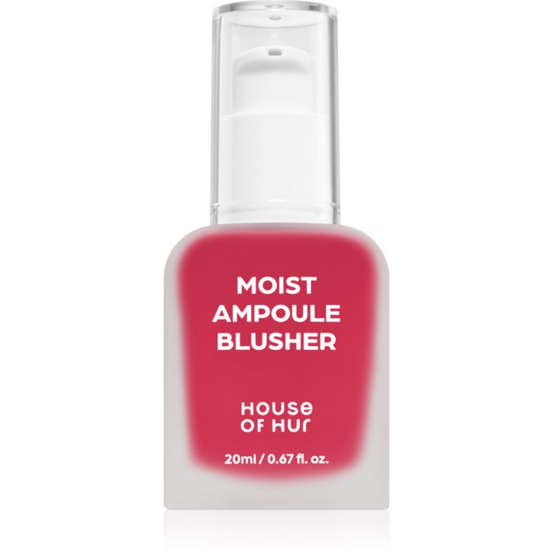 House of Hur Moist Ampoule Blusher fard de obraz lichid culoare 02 Deep Plum 20 ml