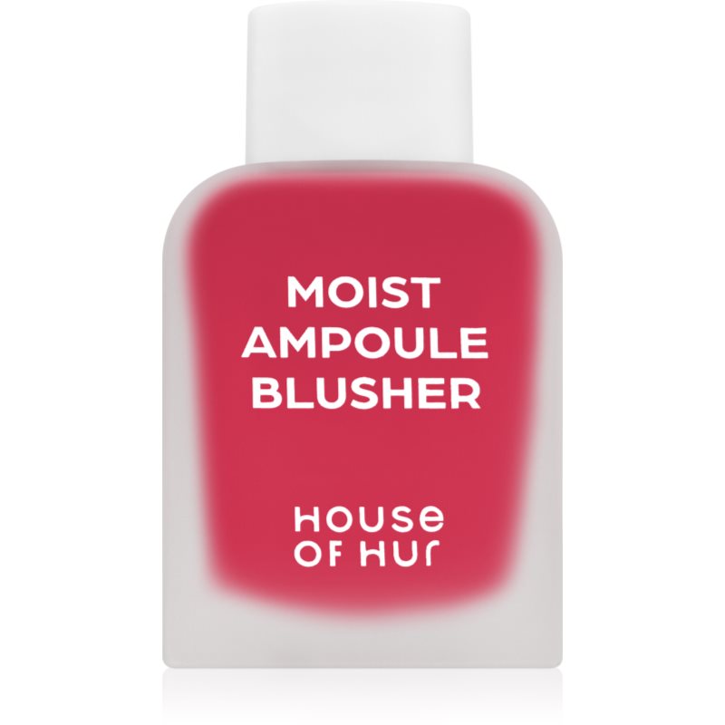 House of Hur Moist Ampoule Blusher fard de obraz lichid mini culoare 02 Deep Plum 10 ml