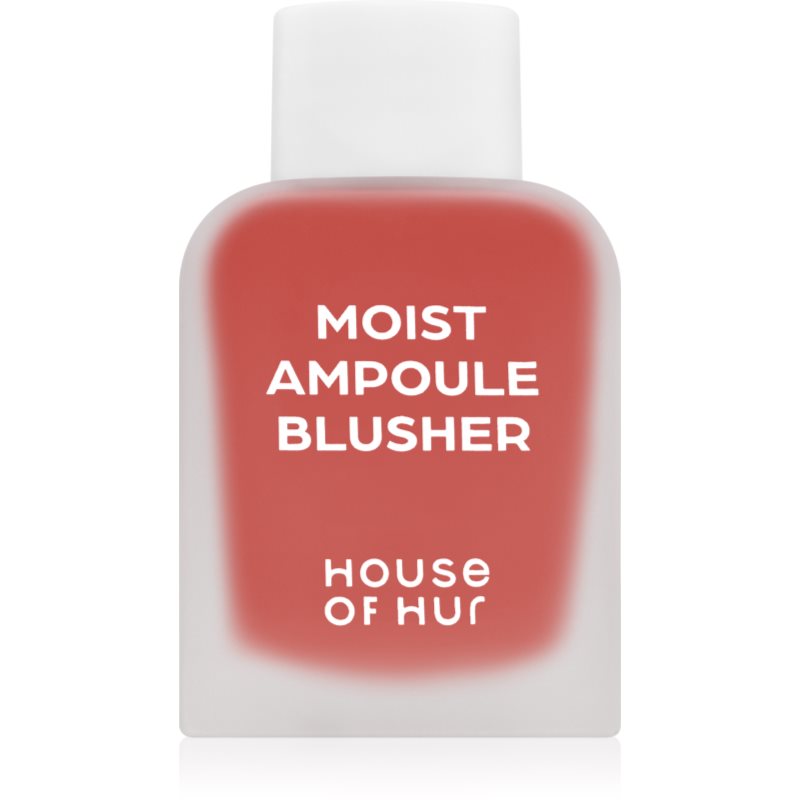 House of Hur Moist Ampoule Blusher fard de obraz lichid mini culoare 05 Peach Coral 10 ml