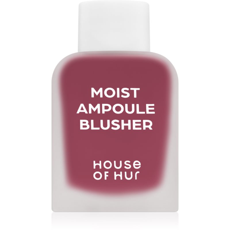 House of Hur Moist Ampoule Blusher fard de obraz lichid mini culoare 08 Berry Purple 10 ml