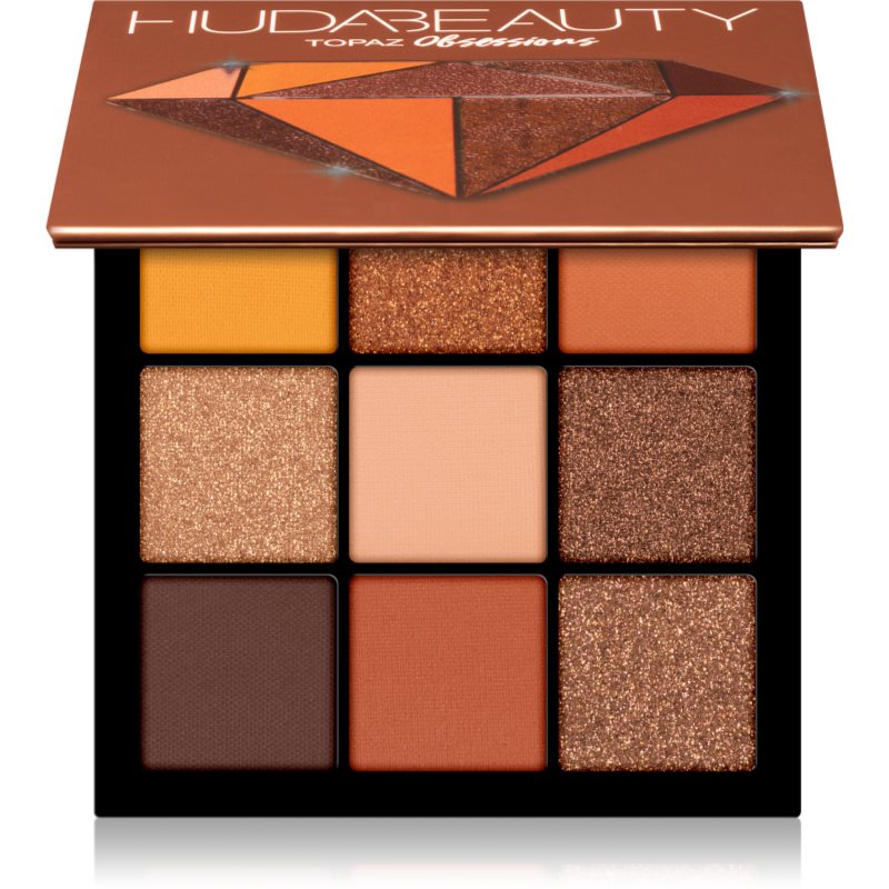 Huda Beauty Topaz Obsessions paletă cu farduri de ochi 8,4 g Huda Beauty Topaz Obsessions paletă cu farduri de ochi 8,4 g