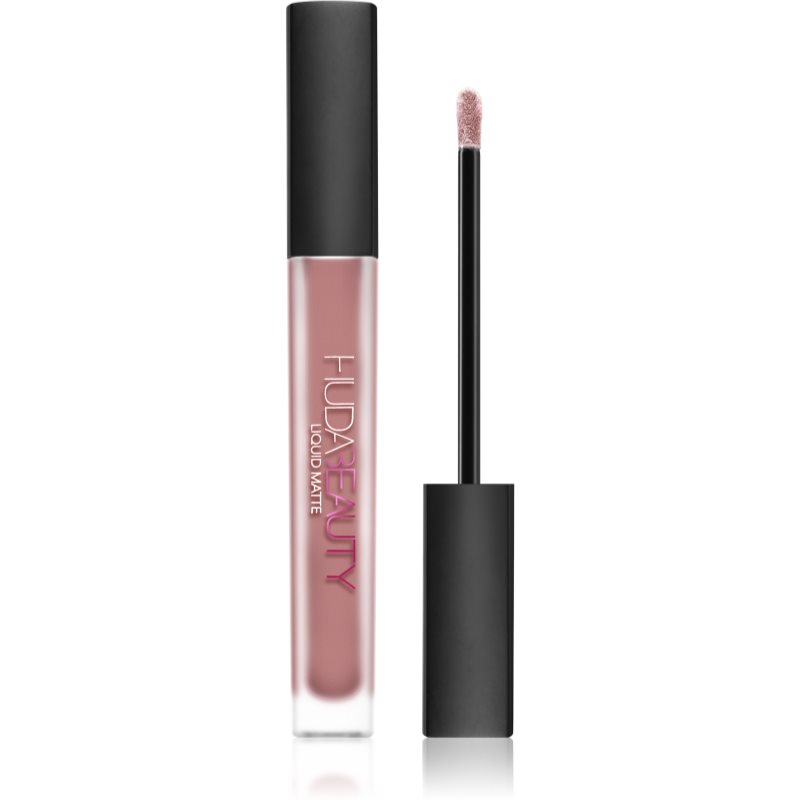 Huda Beauty Liquid Matte Lipstick Ultra-Comfort ruj cu persistenta indelungata cu efect matifiant culoare Wifey 4,2 ml