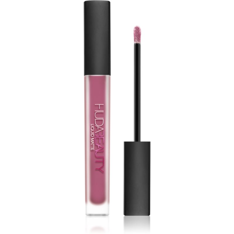 Huda Beauty Liquid Matte Lipstick Ultra-Comfort ruj cu persistenta indelungata cu efect matifiant culoare Muse 4,2 ml