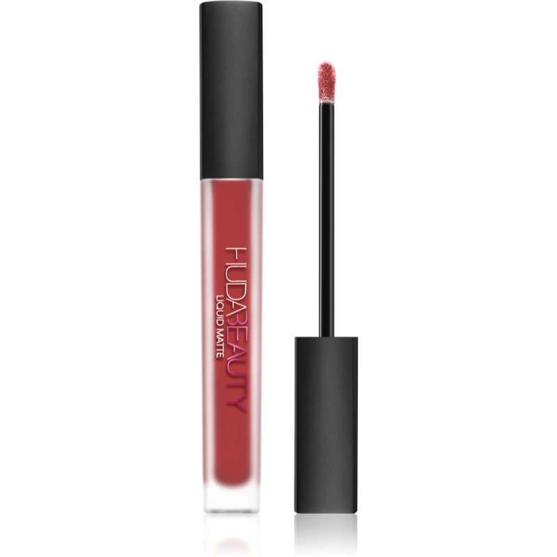 Huda Beauty Liquid Matte ruj de buze lichid, cu finisaj matifiant culoare Miss America 4,2 ml