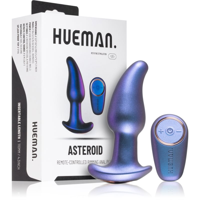 HUEMAN Asteroid Rimming Anal Plug dop anal 13,5 cm