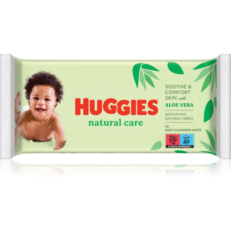 Huggies Natural Care servetele pentru curatare cu aloe vera 56 buc