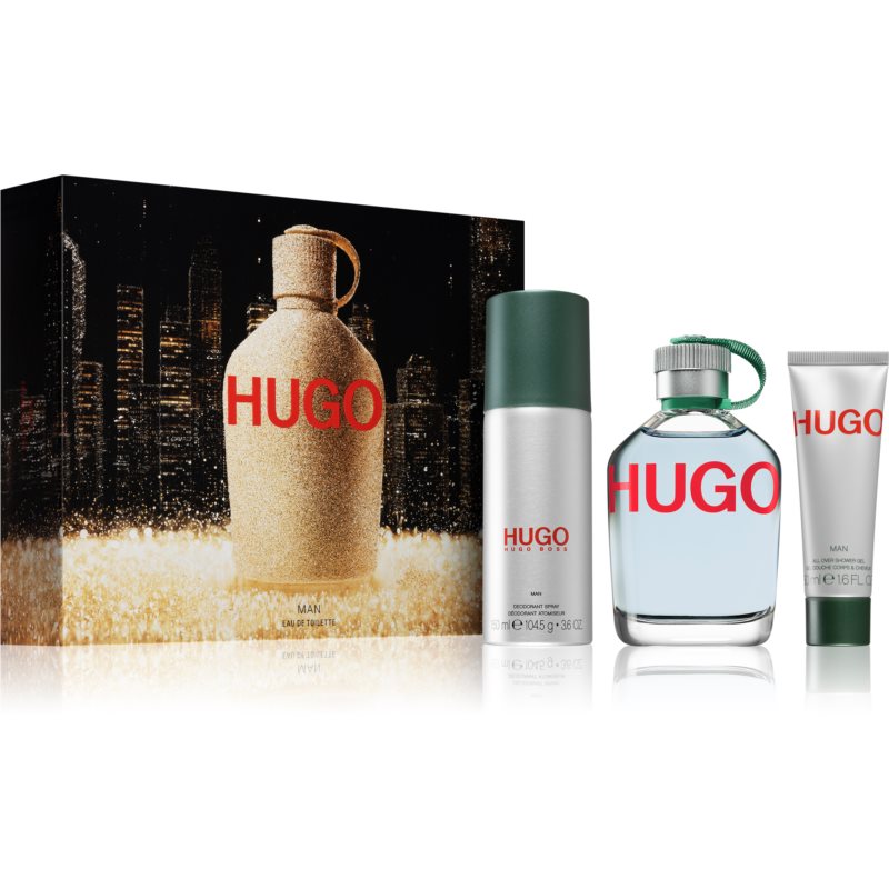 Hugo Boss HUGO Man toaletní voda 125 ml + parfémovaný sprchový gel 50 ml + deodorant ve spreji 150 ml
