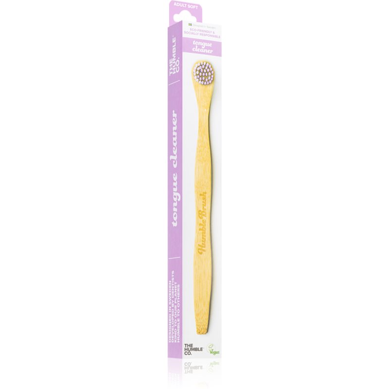 The Humble Co. Tongue Cleaner spatula pentru curatarea limbii fin 1 buc