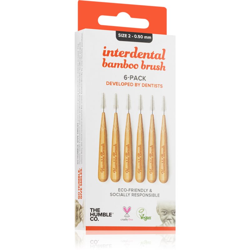 The Humble Co. Interdental Brush 0,50mm perie interdentara 0,50mm 6 buc