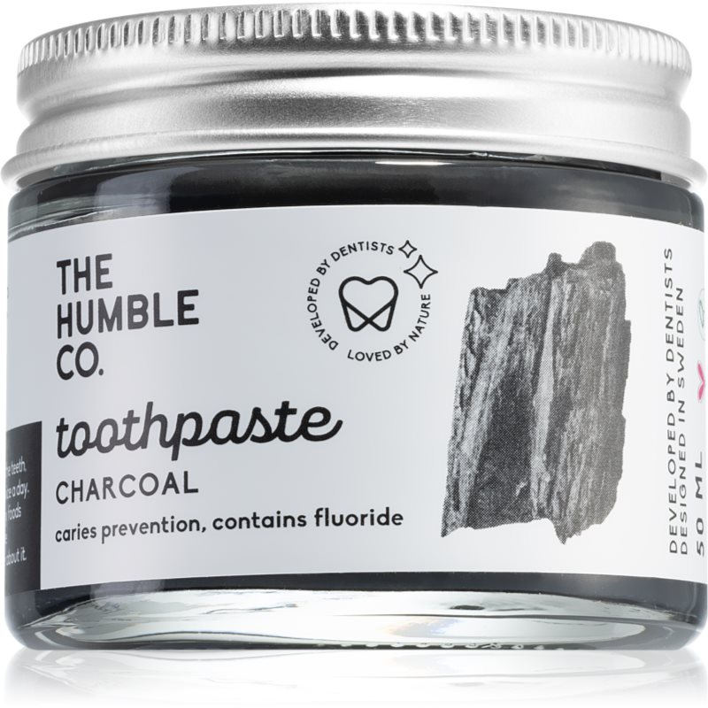 The Humble Co. Natural Toothpaste Charcoal pastă de dinți naturală Charcoal 50 ml