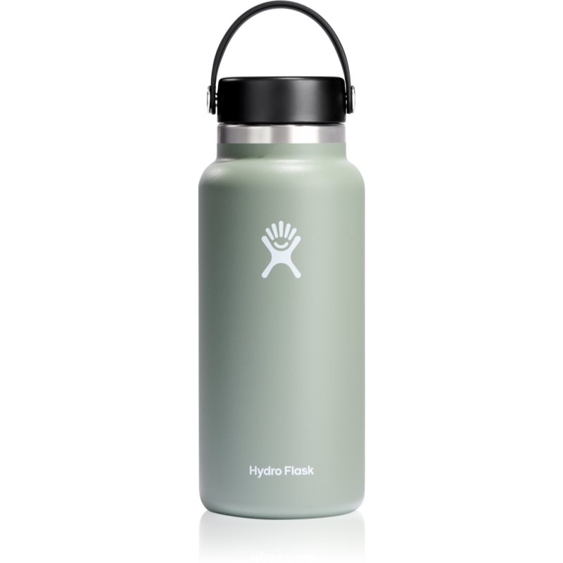 Hydro Flask Wide Mouth Flex Cap sticlă termos culoare Olive 946 ml