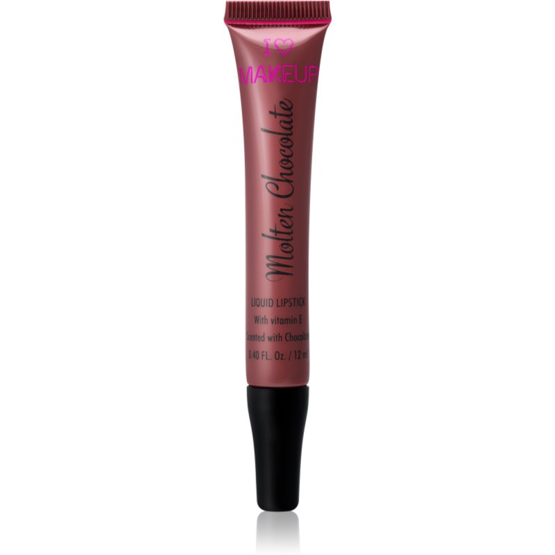 I Heart Revolution Lip Lava Molten Chocolate ruj de buze lichid culoare Death by Chocolate 12 ml