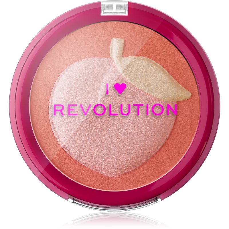 I Heart Revolution Fruity Peach fard de obraz compact culoare Peach 9.2 g