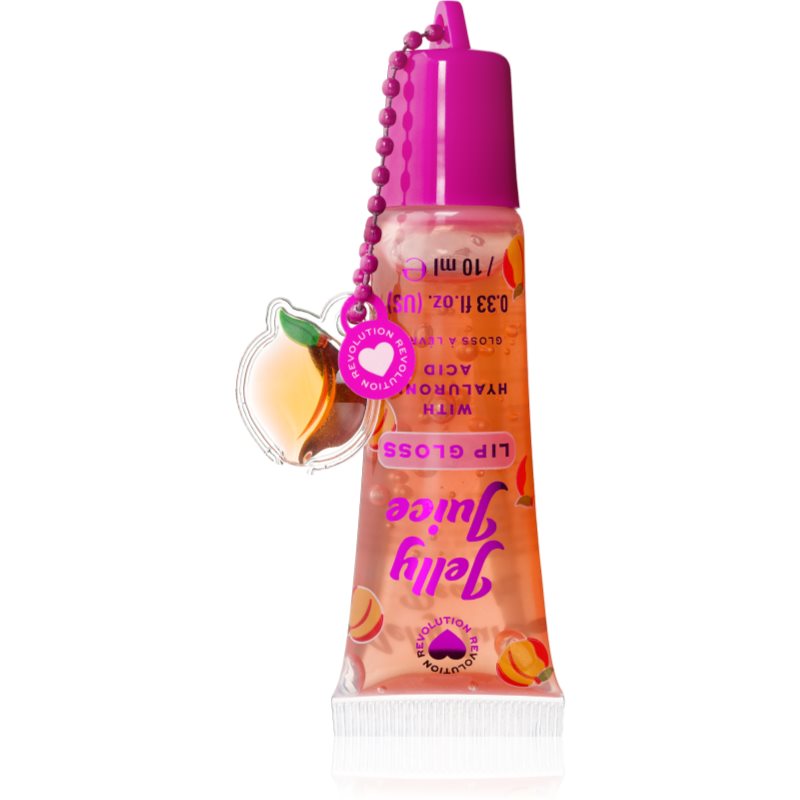 I Heart Revolution Jelly Juice Lip Tubes lip gloss culoare Peach 10 ml