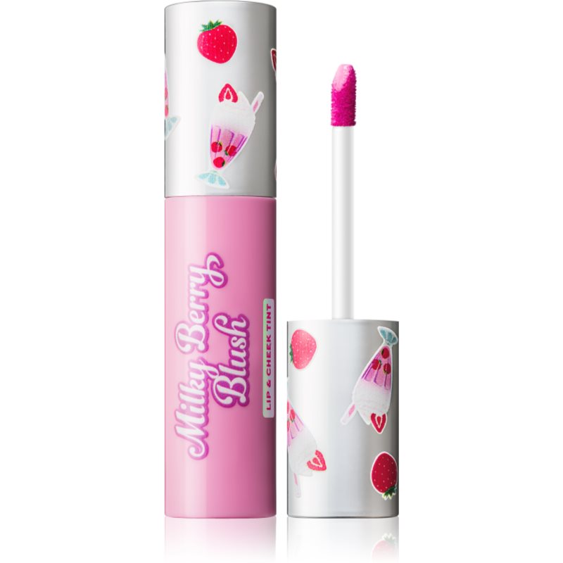 I Heart Revolution Milkshake Milky Berry Blush fard multifuncțional, pentru buze și obraz culoare Pink Passion 10 ml