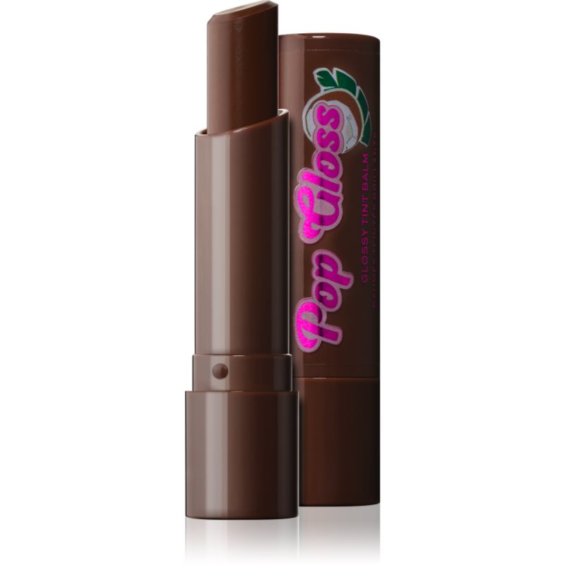 I Heart Revolution Pop Gloss balsam de buze tonifiant culoare Coconut Brown 2.7 g