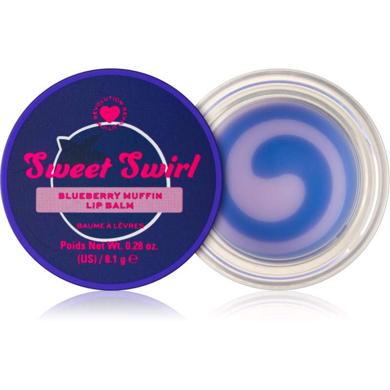 I Heart Revolution Sweet Swirl Lip Mask mască hidratantă pentru buze culoare Blueberry Muffin 8.1 g