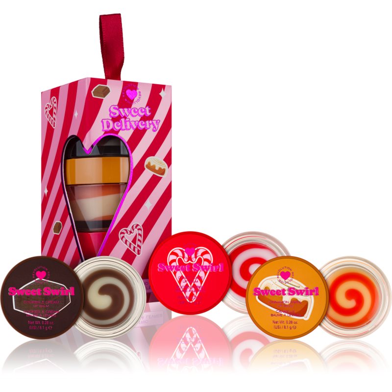 I Heart Revolution Xmas 2025 Lip Balm Trio set cadou de Crăciun