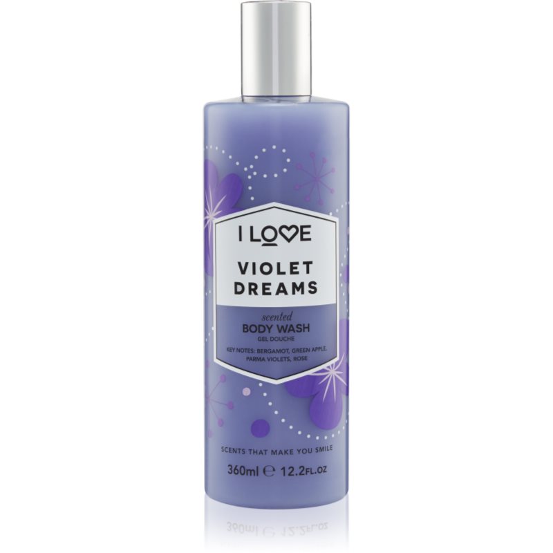 I Love Violet Dreams gel de duș 350 ml I Love Violet Dreams gel de duș 350 ml