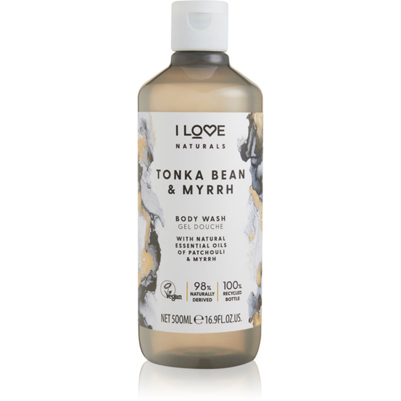 I Love Naturals Tonka Bean &amp; Myrrh gel de duș 500 ml