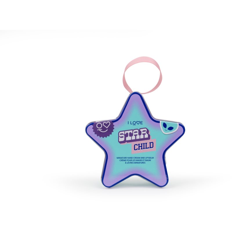 I Love Star Child set cadou cutie de metal