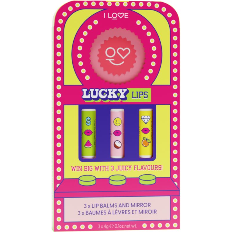 I Love Lucky Lips set cadou de buze