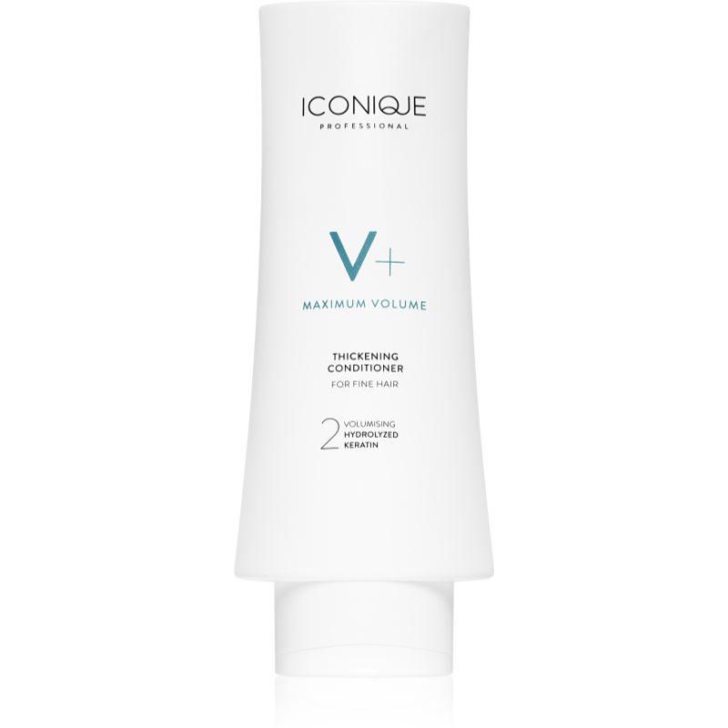 ICONIQUE Professional V+ Maximum volume Thickening Conditioner balsam pentru păr fin cu efect de volum 200 ml