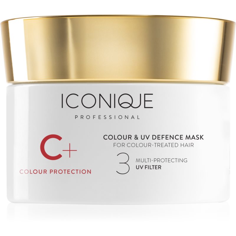 ICONIQUE Professional C+ Colour Protection Colour & UV defence mask mască hidratantă pentru păr pentru protecția culorii 200 ml